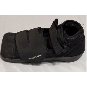 ProCare Post Op Shoe Unisex Medium Black Good Square Toe Medical Walking Boot